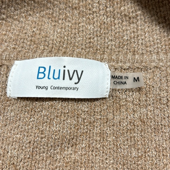 Knit camel trench - Picture 3 of 4